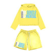 Load image into Gallery viewer, GENTLE MENTAL HOODIE &amp; SHORTS SET
