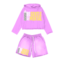 Load image into Gallery viewer, GENTLE MENTAL HOODIE &amp; SHORTS SET
