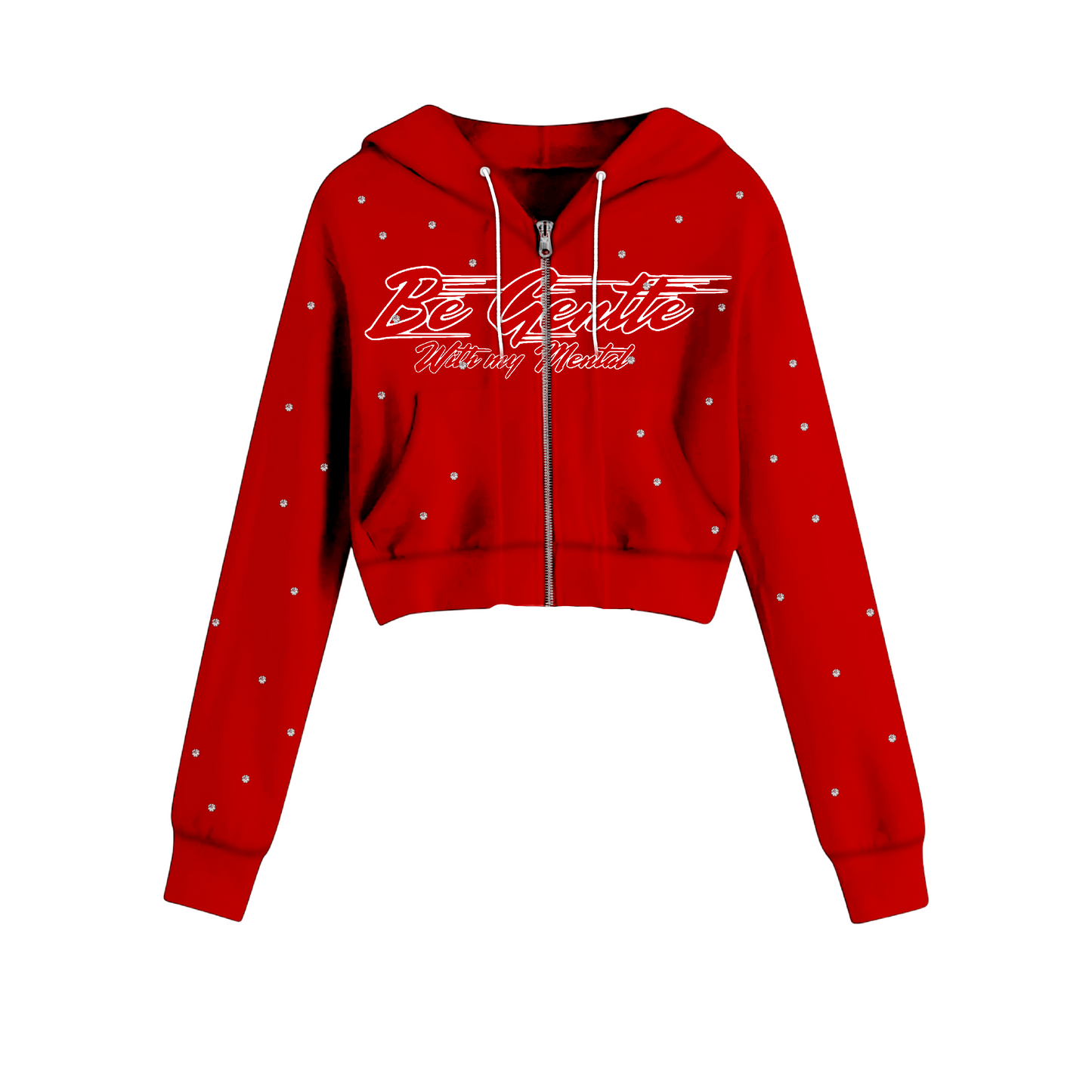 BGWMM WOMENS CROPPED ZIP JACKETS