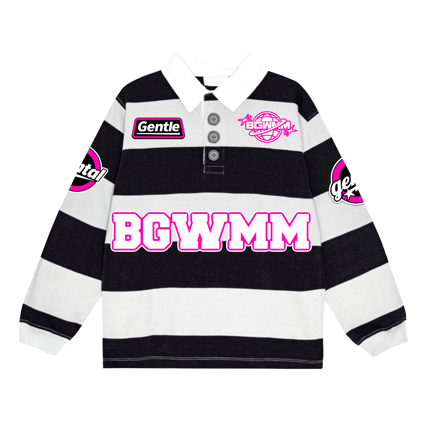 BGWMM RUGBY POLO LONG SLEEVE SHIRTS