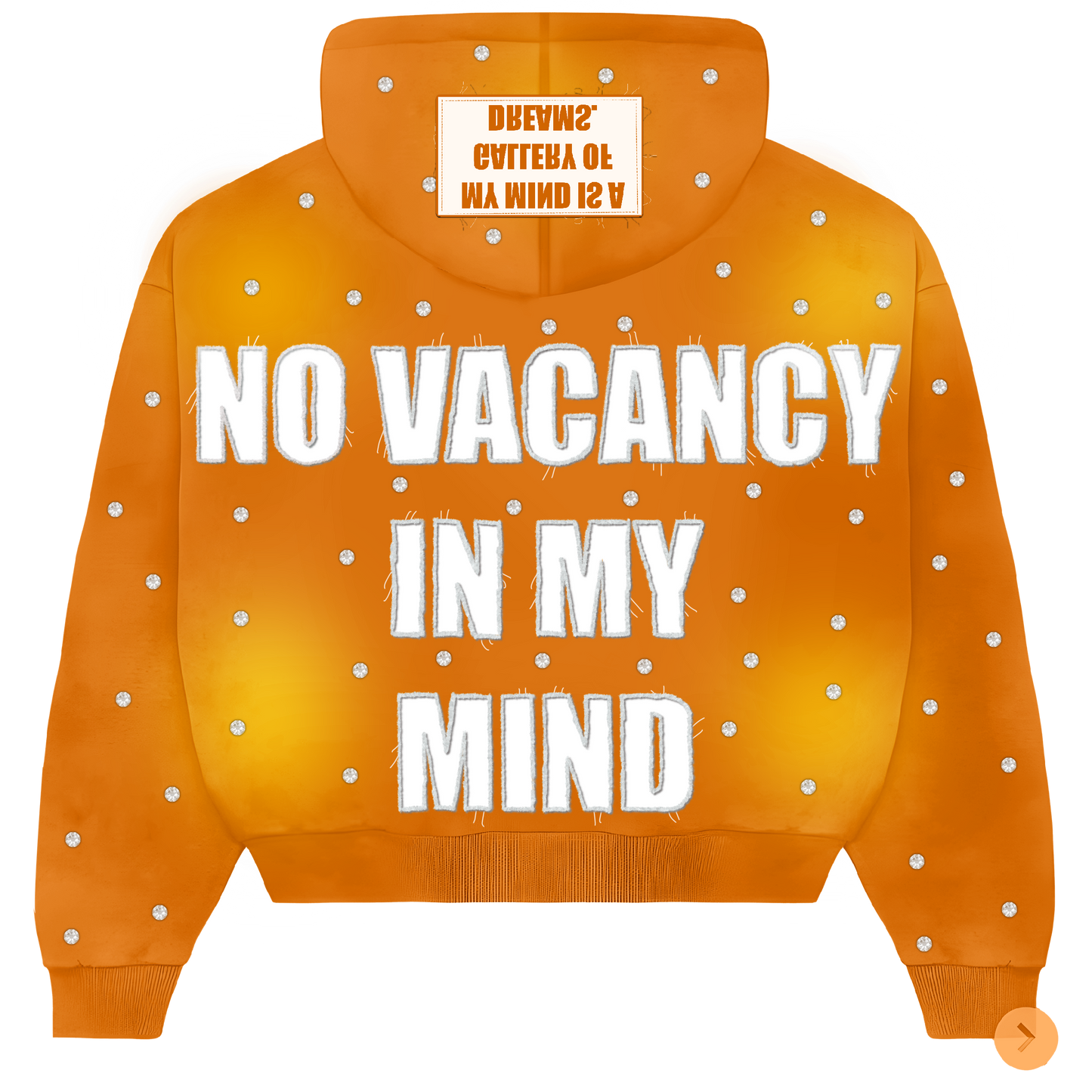 BE GENTLE RHINESTONE ZIP JACKET