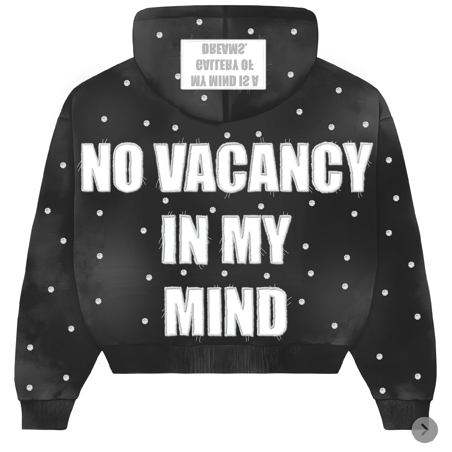 BE GENTLE RHINESTONE ZIP JACKET